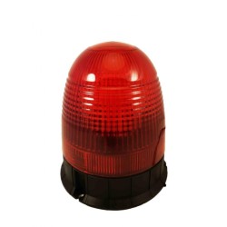 Girofar rosu LED cu prindere in 3 puncte 12-24V